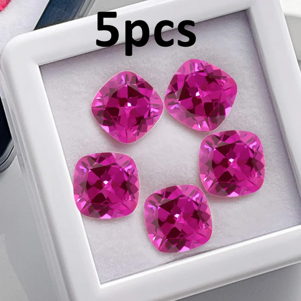 Pink Ruby Crystal Cut Diamond-ToShay.org