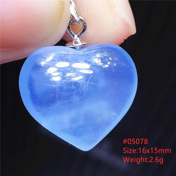 Blue Aquamarine Crystal Pendant-ToShay.org
