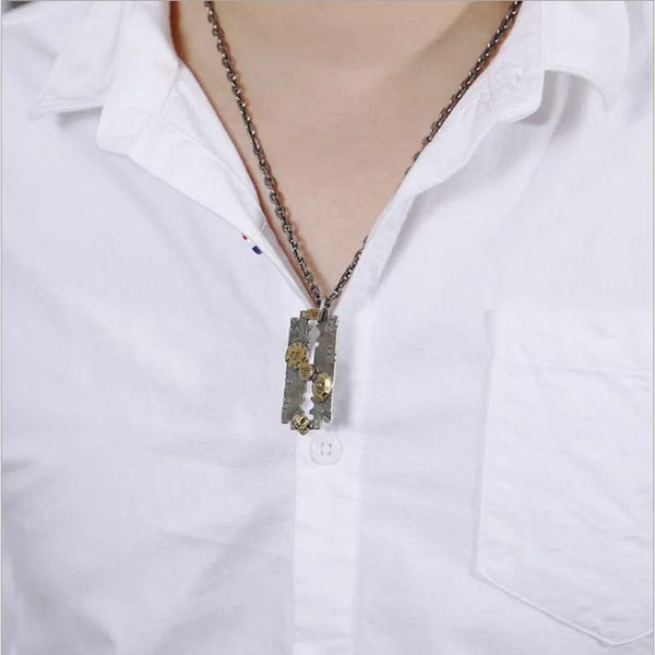 Silver Razor Pendant-ToShay.org