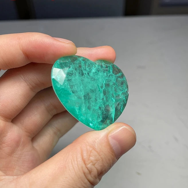Green Paraiba Heart-ToShay.org