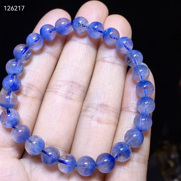Blue Rutilated Quartz Bracelet-ToShay.org