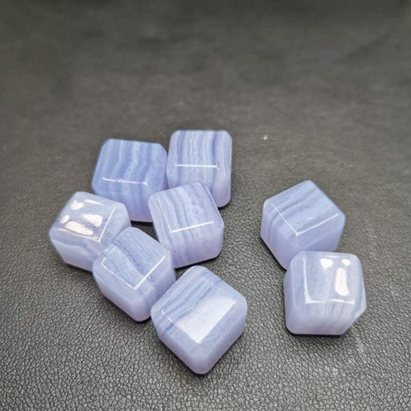 Blue Lace Agate Cubes-ToShay.org