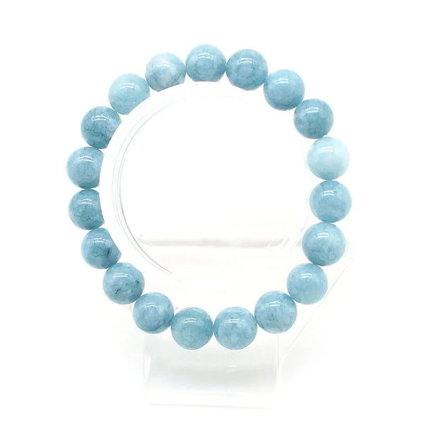 Blue Aquamarine Agate Bracelet-ToShay.org