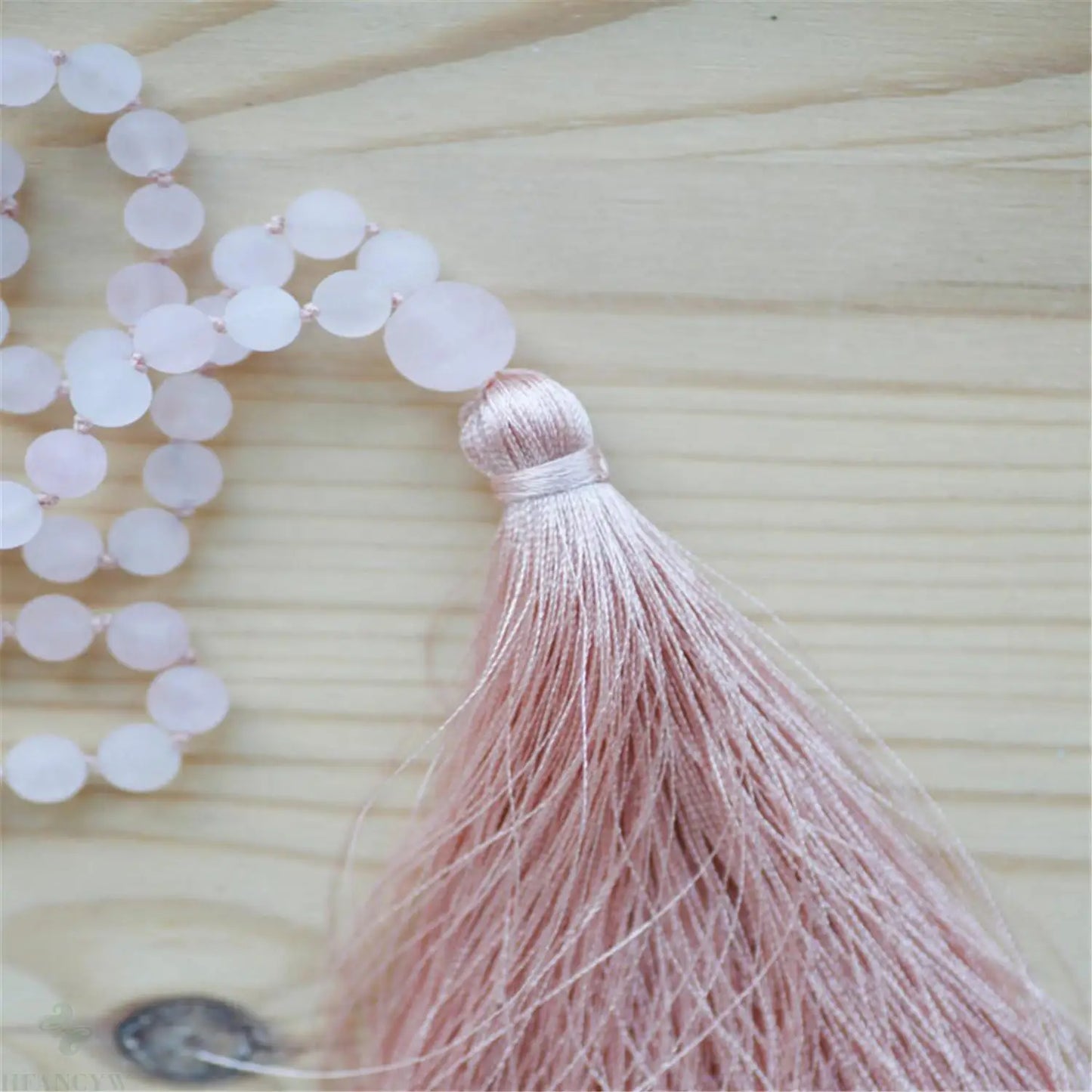 Pink Rose Quartz Mala-ToShay.org