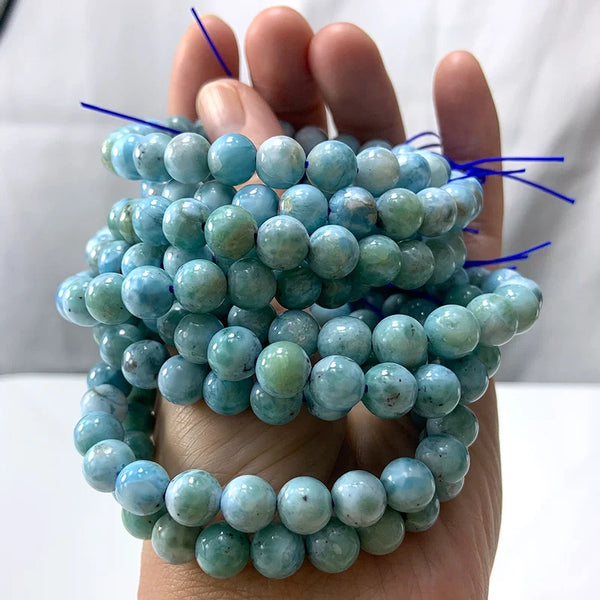 Blue Larimar Stone Beads-ToShay.org