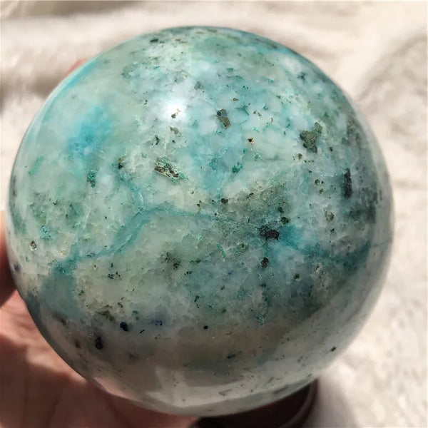 Green Phoenix Stone Ball-ToShay.org