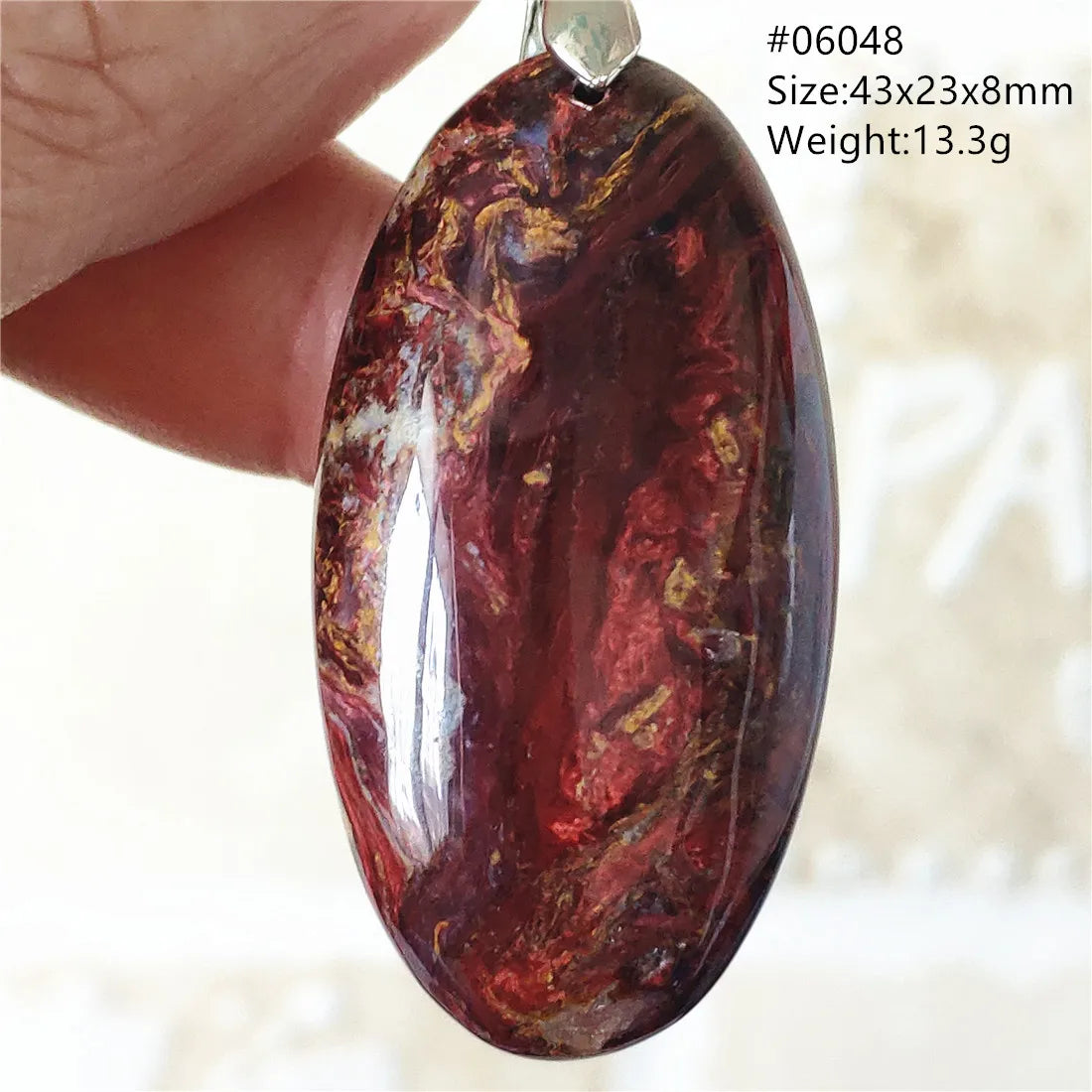 Blue Pietersite Pendant-ToShay.org