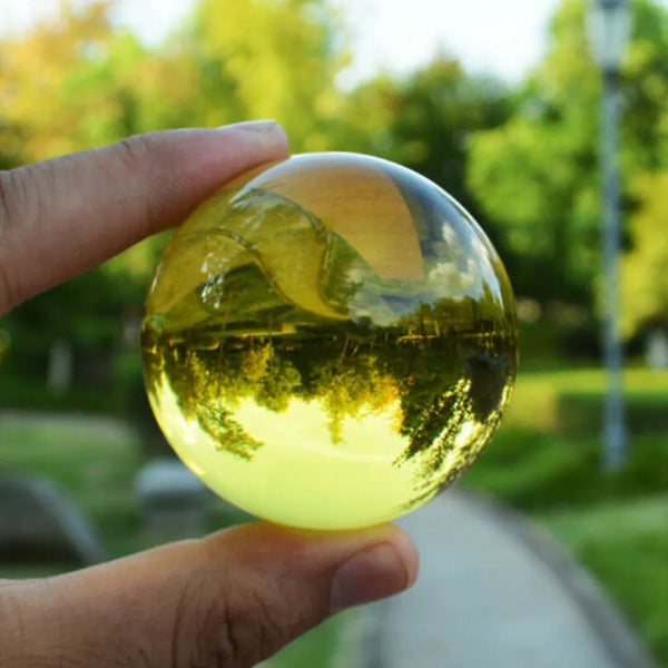 Clear Coloured Crystal Balls-ToShay.org