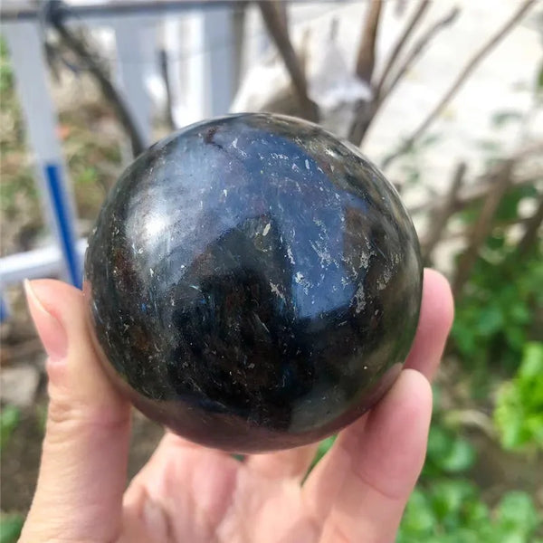 Black Astrophyllite Fireworks Ball-ToShay.org