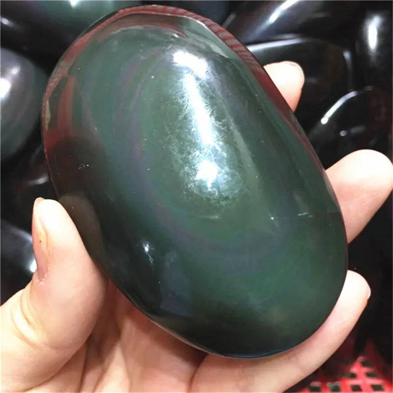 Rainbow Obsidian Palm Stones-ToShay.org
