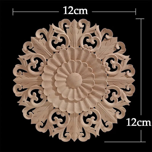 Wood Carved Flower Panel-ToShay.org