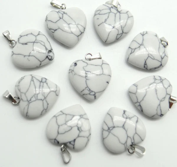 Mixed Crystal Heart Pendants-ToShay.org