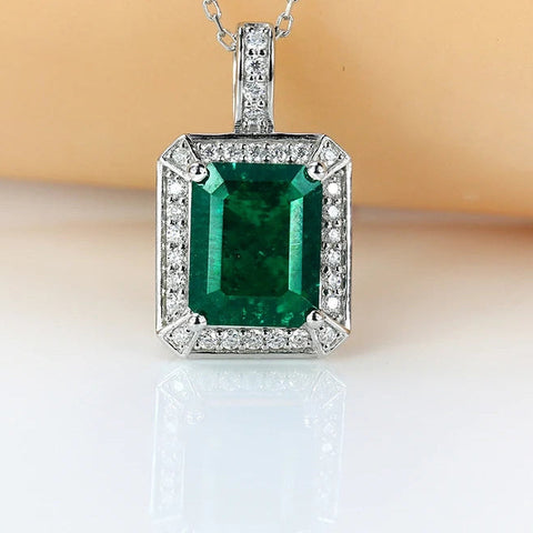 Green Emerald Pendant-ToShay.org