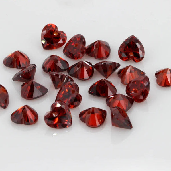 Red Garnet Hearts-ToShay.org