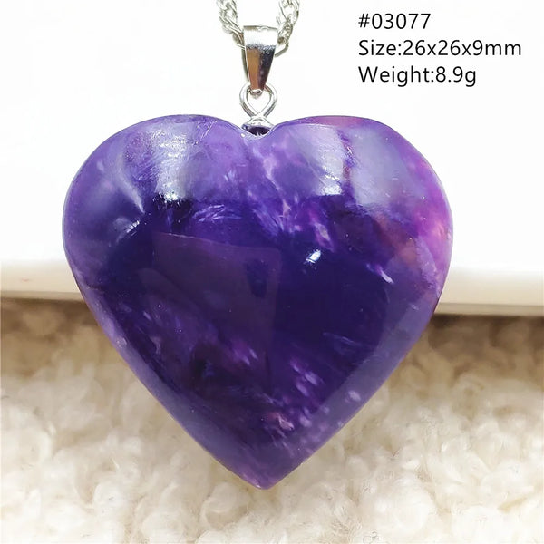 Purple Charoite Pendant-ToShay.org