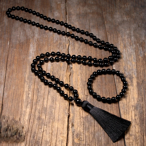 Black Onyx Mala Beads-ToShay.org