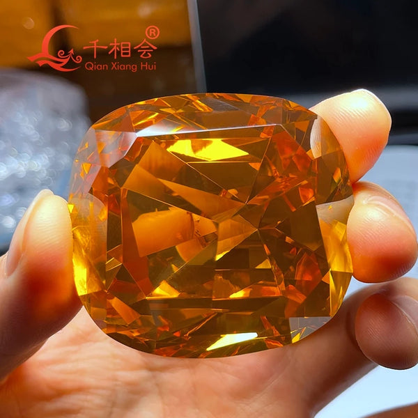 Yellow Cubic Zirconia Crystal-ToShay.org