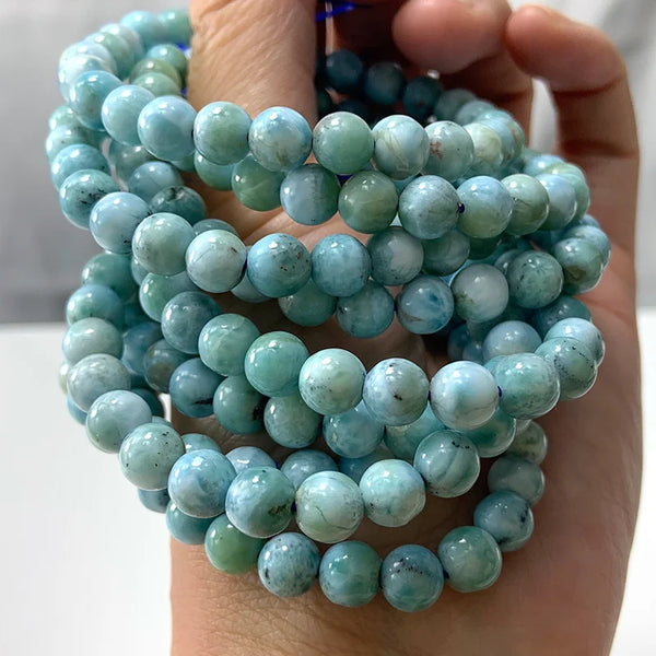 Blue Larimar Stone Beads-ToShay.org