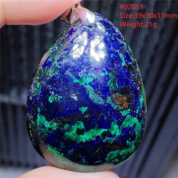 Blue Azulite Pendant-ToShay.org