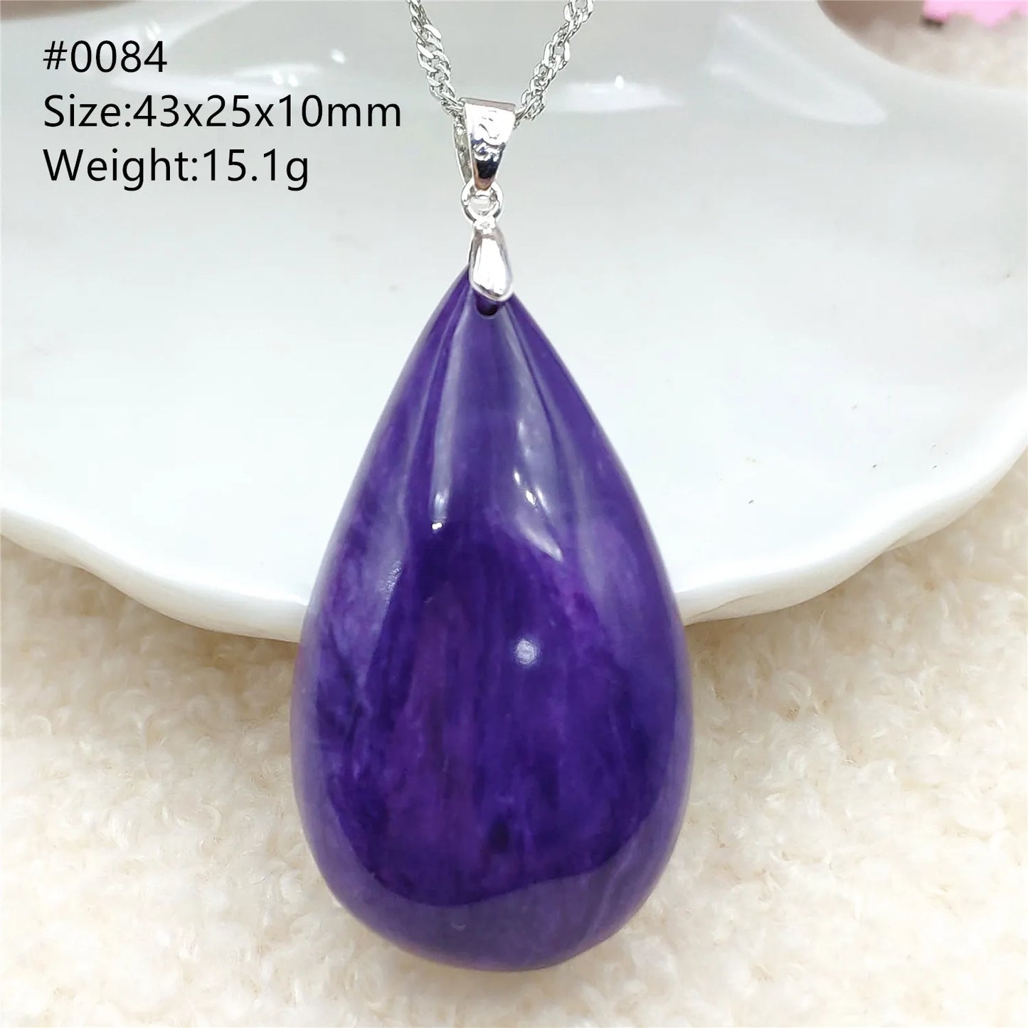 Purple Charoite Pendant-ToShay.org