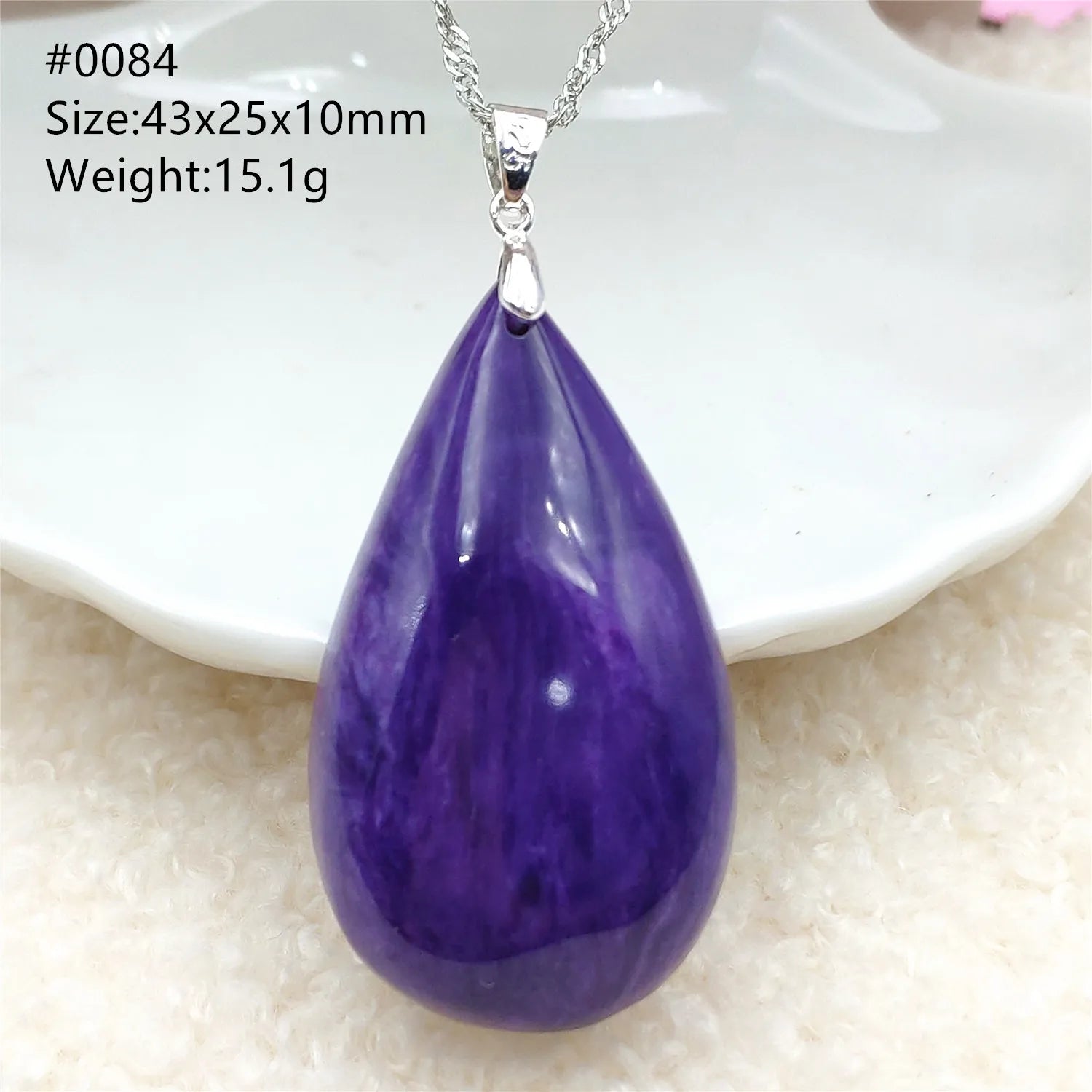 Purple Charoite Pendant-ToShay.org