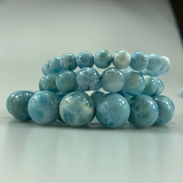 Blue Larimar Stone Beads-ToShay.org