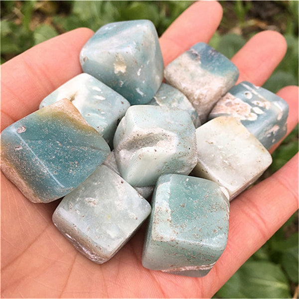 Blue Calcite Cubes-ToShay.org