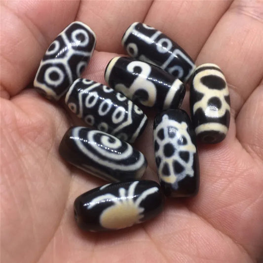 Tibetan Agate Eye Dzi Beads-ToShay.org