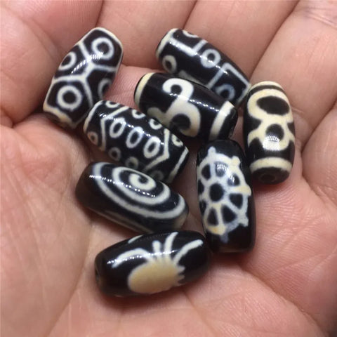 Tibetan Agate Eye Dzi Beads-ToShay.org