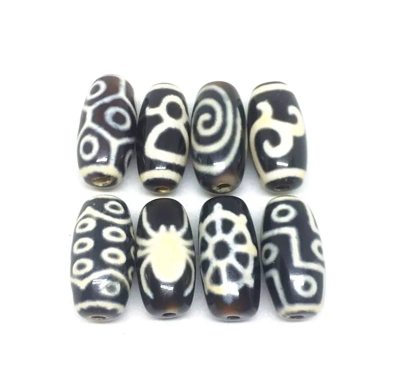 Tibetan Agate Eye Dzi Beads-ToShay.org