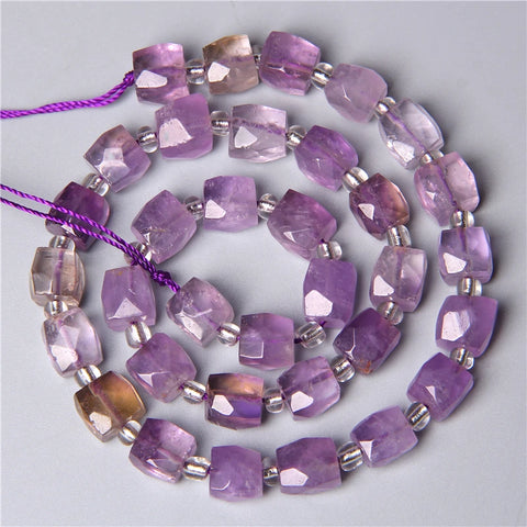 Purple Amethysts Faceted Beads-ToShay.org