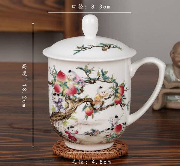 Glazed Ceramic Tea Cup-ToShay.org