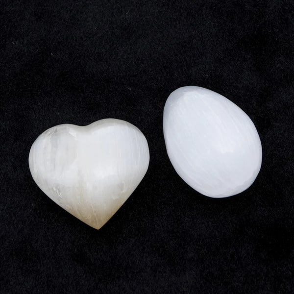 White Selenite Stones-ToShay.org