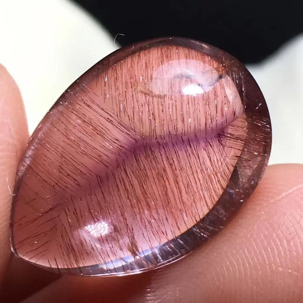 Purple Rutilated Quartz Pendant-ToShay.org
