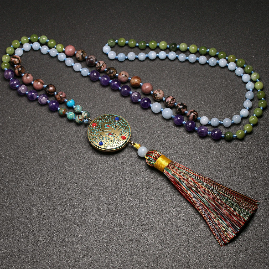 Mixed Crystal Bead Mala-ToShay.org