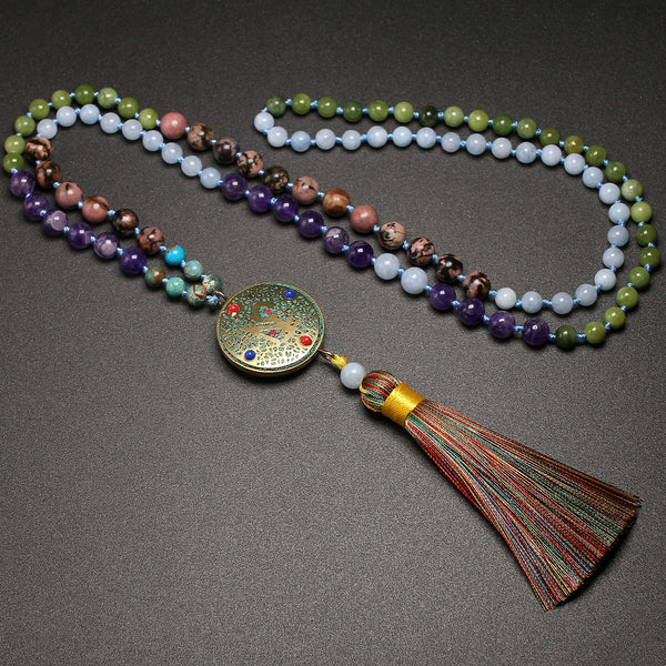Mixed Crystal Bead Mala-ToShay.org