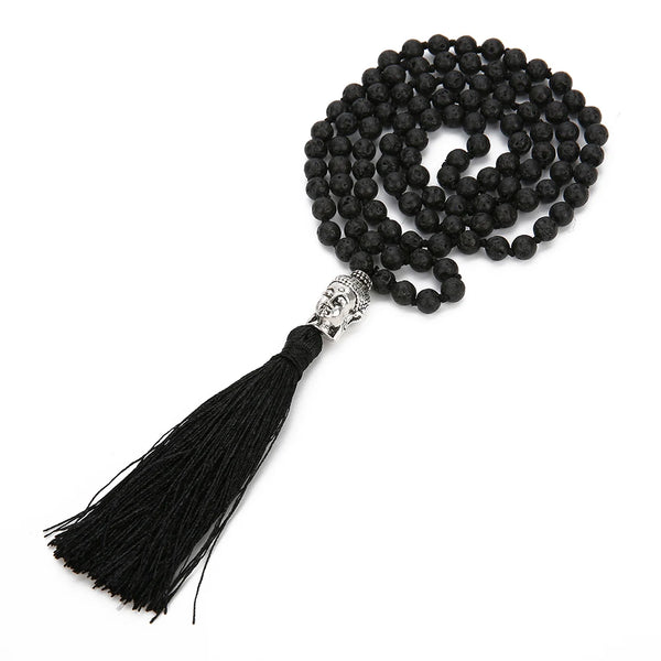 Black Lava Stone Mala Beads-ToShay.org