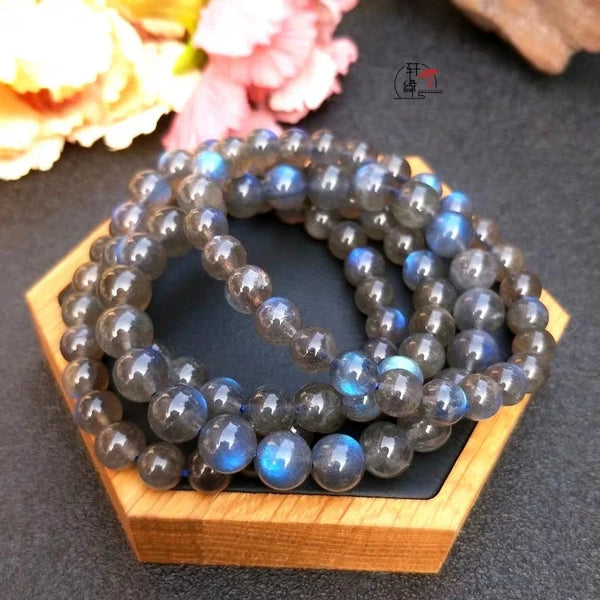 Blue Light Labradorite Bracelet-ToShay.org