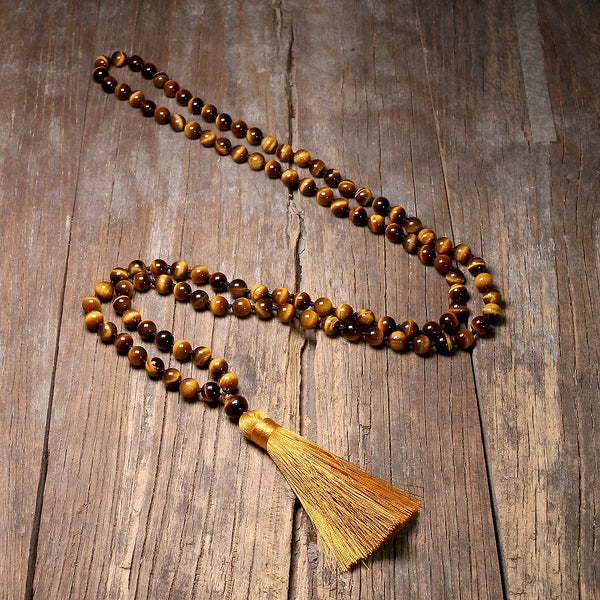 Yellow Tiger Eye Japamala-ToShay.org
