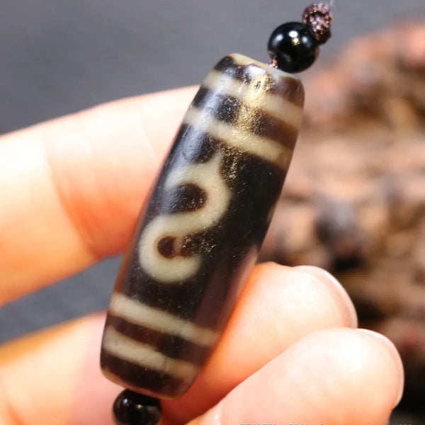 Tibetan Agate Eyes Dzi-ToShay.org