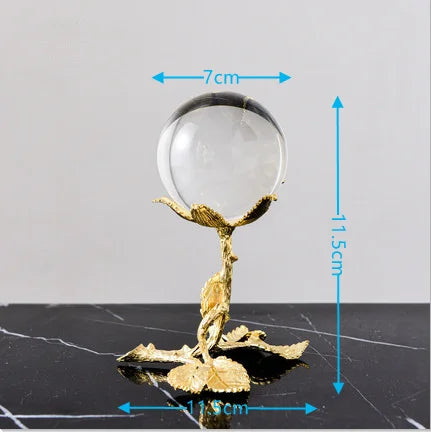 Gold Crystal Ball Stand-ToShay.org