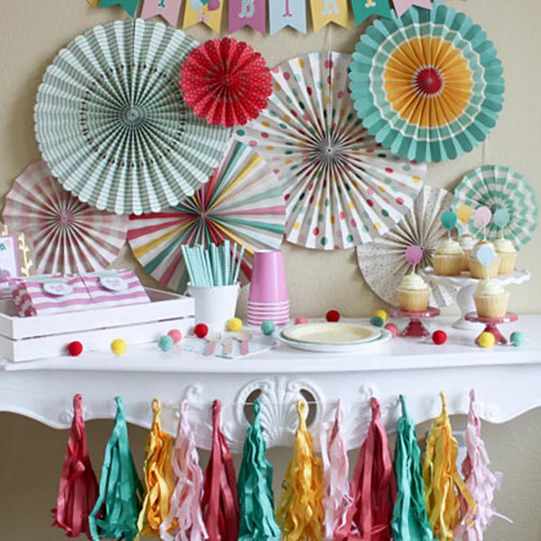 Paper Fan Rosettes-ToShay.org