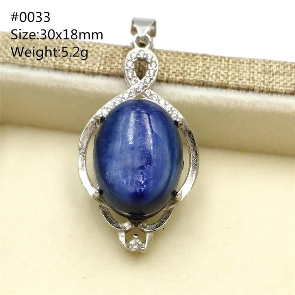 Blue Kyanite Cat Eye Pendant-ToShay.org