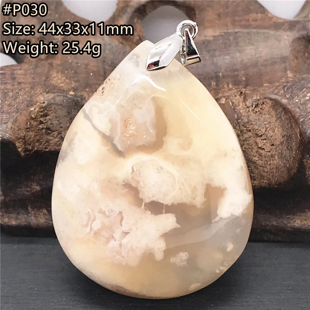 Pink Cherry Agate Pendant-ToShay.org