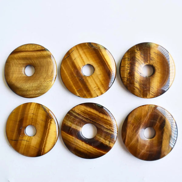Mixed Crystal Donut Pendant-ToShay.org