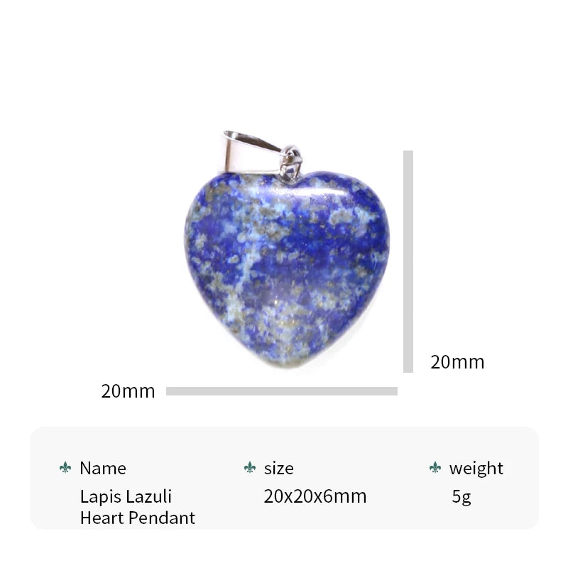 Blue Lapis Lazuli Hearts-ToShay.org