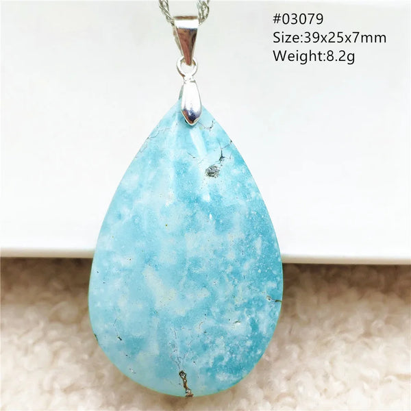 Blue Turquoise Pendant-ToShay.org