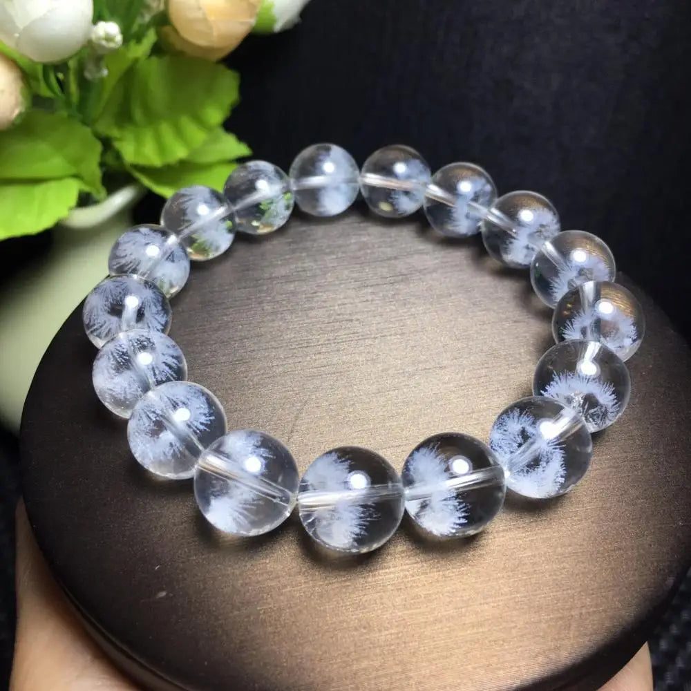 Clear Snow Quartz Bracelet-ToShay.org