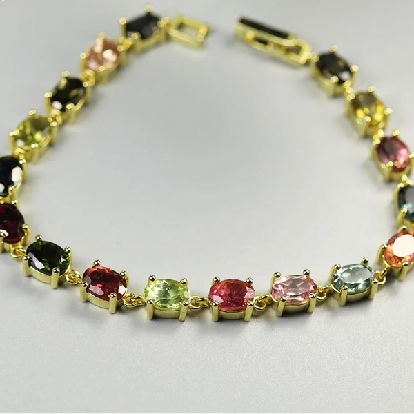 Mixed Tourmaline Bracelet-ToShay.org