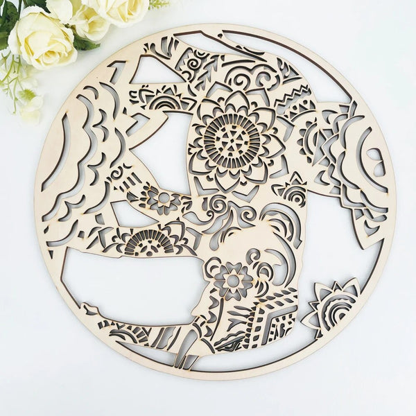 Wood Carved Flower Panel-ToShay.org